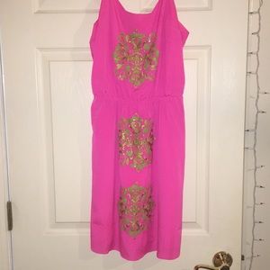 Hot pink Lilly Pulitzer dress